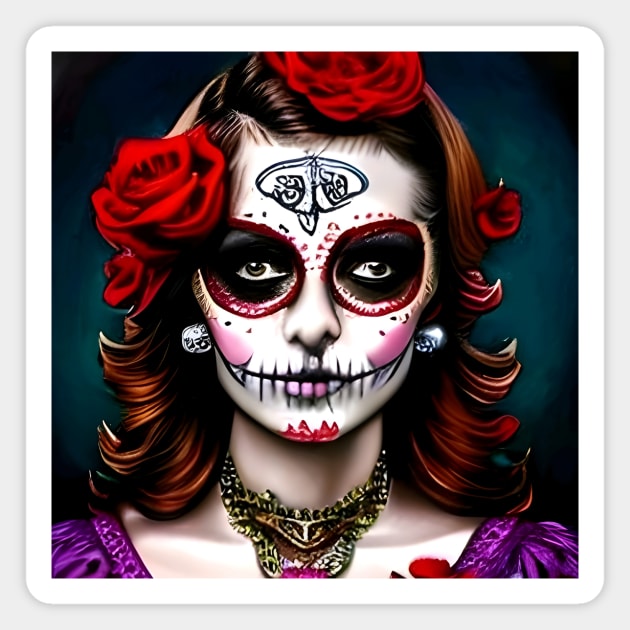 Horror Pin Up Girl Magnet by animegirlnft